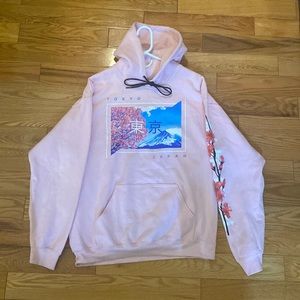 Pink Tokyo Japan Style Sweatshirt